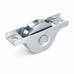 RUEDA EN Y CON SOPORTE DE 80MM