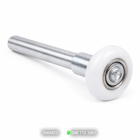 HERRAJES: RUEDAS: C.H.I:  >RUEDA DE NYLON + EJE METALICO 