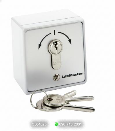 ACCESORIOS MOTORES: SELECTORES: LiftMaster:  >SWITCH LLAVE LIFTMASTER SWG-0143